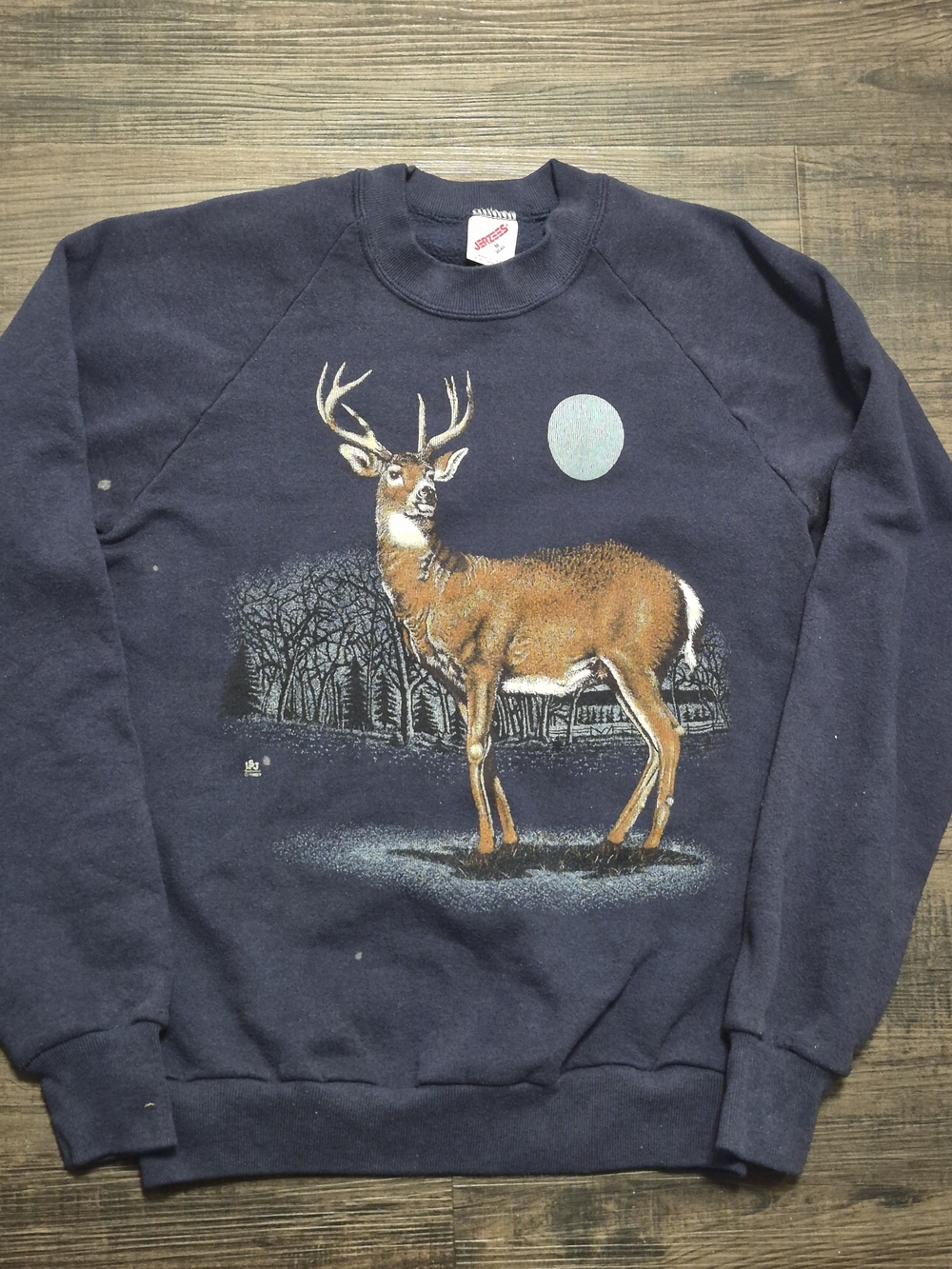 Vintage 80s Crewneck Sweatshirt with Deer